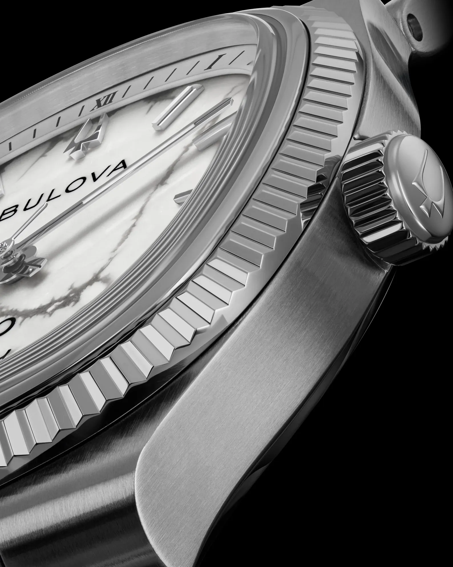 Bulova 腕時計 シルバー ホワイトダイヤル　上344 White Dial Stainless Steel Bracelet Super Seville 96A344 | Bulova